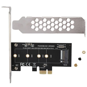 PCI-Express 1X to M.2 NGFF Adapter Card PCIE 3.0 X1 to NVME SSD M2 Support 2242 - Picture 1 of 14