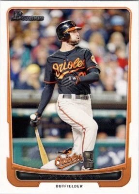 2012 Bowman #131 Nick Markakis Baltimore Orioles - Image 1 of 2