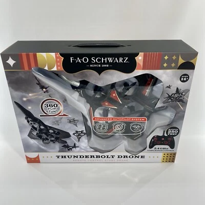 FAO Schwarz Thunderbolt Remote Control Stunt Drone NEW! - Image 1 of 4