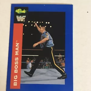 Big Boss Man WWF WWE Trading Card 1991 #125 - Picture 1 of 2