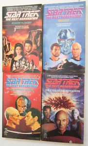 Lot of 4 Star Trek Paperback Books Next Generation Eyes of Beholders Masks B10 - Picture 1 of 5