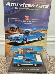 1/43 DEAGOSTINI COLLEZIONE AUTO AMERICANE 1969 PONTIAC GTO ROYAL BOBCAT AUTO #48 - Foto 1 di 4