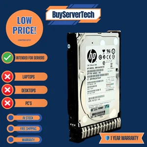 HP 605835-B21 606020-001 1TB 7.2K RPM SAS 6Gb/s 2.5" HDD | Server Use Only | 1YR - Picture 1 of 4