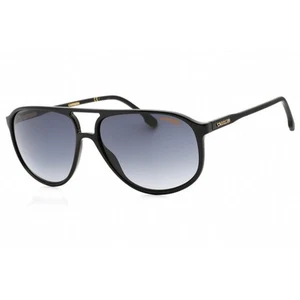 Carrera 257/S 0807 9O Men's Black/ Grey Shaded Aviator Style 60mm Sunglasses - Picture 1 of 5
