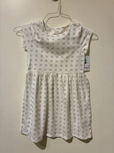 NWT Carter's White Floral Dress - Girl's 7 - Picture 1 of 3