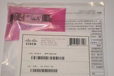 NEW Sealed Cisco SFP-10G-LR 10GBASE-LR SFP+ 1310nm 10km *US Shipping* - Image 1 of 3