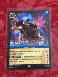Lorcana Reign of Jafar - Ratigan - Greedy Genius - 167/204 - Legendary M/NM - Picture 1 of 7