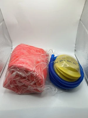 NIB Pink Marbled 24” Yoga Ball + Pump - Image 1 of 2