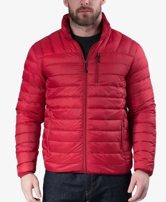 Hawke & Co. V6218 Men's Packable A Duck Down Red Jacket Size Large - Image 1 of 4