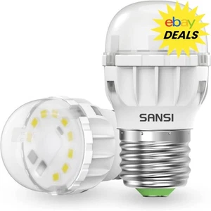 2 Pack 4W LED Light Bulb Refrigerator 800lm 45W Equiv. 5000K Daylight A11 E26 - Picture 1 of 17