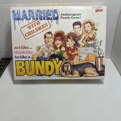 Juego de mesa vintage casado con niños Be Like a Bundy 1990 TV completo  Foto 1 de 4