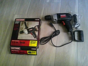 USA Made NOS Craftsman 1/2" Drill Reversible Variable Speed D Handle Mdl. 910129 - Picture 1 of 5