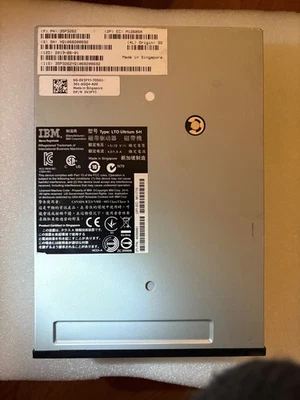 DELL IBM 0V3FYJ Ultrium5 LTO5 HH SAS Tape Drive V3FYJ 35P3262 46X8404 - Image 1 of 2