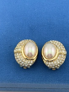 Vintage Christian Dior Ohrclips - Bild 1 von 6