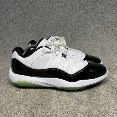 Nike Air Jordan XI 11 Low Golf Concord Zapatos Hombres Talla 11 Blanco Negro AQ0963-101 Foto 1 de 4