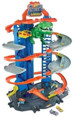Hot Wheels Ultimate Garage with 10 Die-Cast Cars No Original Box📦  🏎🏎🚖🚓🛻🏎 - Image 1 of 4