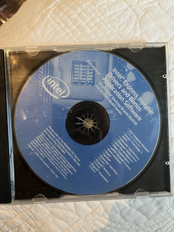 Intel Express Installer Drivers & Bonus Software For Desktop Boards - Image 1 of 1