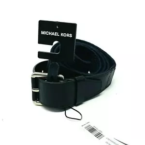 Nuova cintura blu Michael Kors da uomo taglia grande cintura fibbia nuova con etichette - Foto 1 di 5