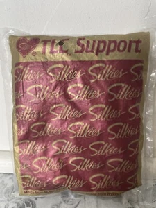 Vintage NOS SILKIES Pantyhose Medium Beige TLC Support Nylon USA 020202 - Picture 1 of 4
