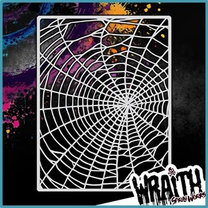 Spiderweb #1 - Modello di stencil aerografo riutilizzabile - Foto 1 di 4