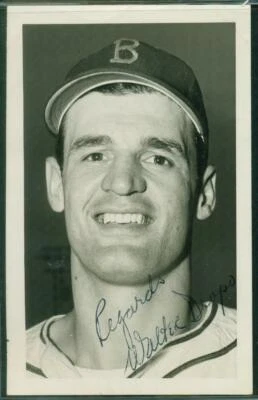 Foto 3,5x5,5, Medias Rojas, 11, autógrafo original PSA/DNA de Walt Dropo Foto 1 de 2