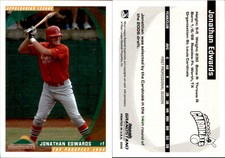 Jonathan Edwards 2006 Choice Johnson City Cardinals #8 Card *AutographDen*