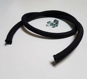 Kraftstoffschlauch 6 x 11mm Textil Benzinschlauch mit Mini Schlauchschelle - Bild 1 von 1