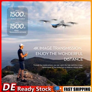 Follow Me GPS-Drohne 4K HD-Kamera 5G FPV RC Quadcopter mit Akku (weiß) - Bild 1 von 12