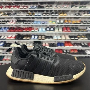 Adidas NMD R1 Black Gum B42200 Mens Size 12 No Insoles - Picture 1 of 7