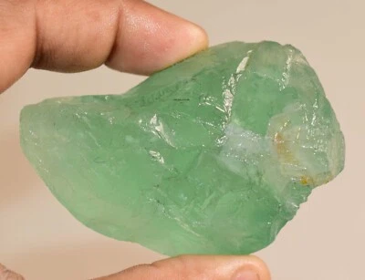 100% Natural Verde Colombia Esmeralda Fluorita 679.5 CT Muestra Faceta Áspera Foto 1 de 4