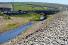 Photo 6x4 Newgale Sands Shingle This stream forms the boundary between Ba c2010