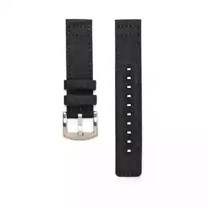 Watch Strap Canvas Black From WB Original - 20, 22 mm - Replacement Bracelet - Picture 1 of 5