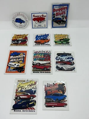 Lot of 11 Buggies-N- Blues Car Show Dash Plaques 1994 - 2004 - Image 1 of 4
