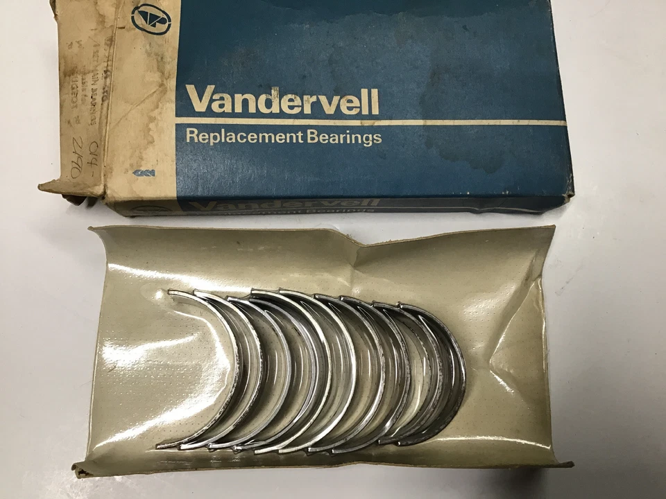Peugeot 504 1968-70 STD. Vandervell Main Bearing Set - Image 1 of 2