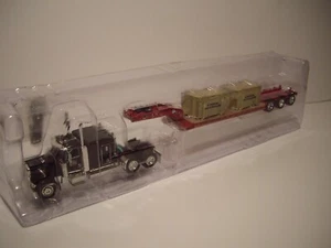 DCP FIRST GEAR 1/64 ADMIRAL MERCHANTS PETE 389 WITH SLEEPER&RED MAGNITUDE LOWBOY - Picture 1 of 8