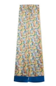 *NWT* Jonathan Simkhai 100% Silk Lounge Pants with Drawstring (Size Small) - Picture 1 of 8