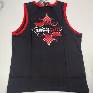 Indy 300 2008 Gold Coast Tank Singlet Top Black - Large NEW OLD STOCK - Picture 1 of 8
