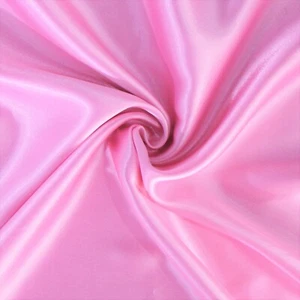 CALIDAD Sedosa Encantadora Satén SUAVE Chicle Rosa Lencería Tela 60" BTY - Imagen 1 de 2