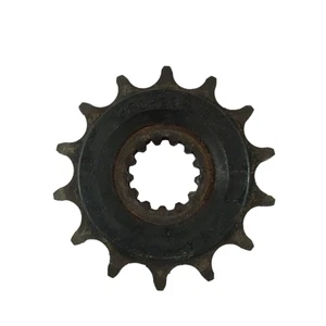 PIGNONE 14 DENTI per SUZUKI RGV 250 VJ SPROCKET ANNO 89 90 91 92 ricambi usati - Picture 1 of 8