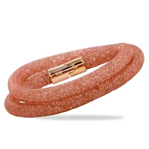 Swarovski Stardust rosa Doppelarmband - Medium 5089853-M - Bild 1 von 5