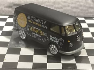 1/59 VOLKSWAGEN T1 VAN BIG BURGER CHEF FLAT BLACK M17 - Picture 1 of 4