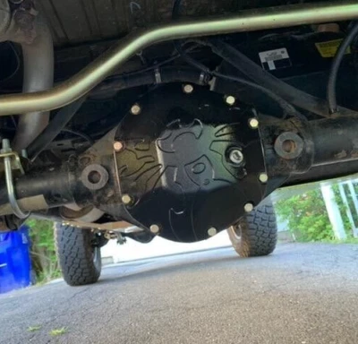 Black PowderCoated Front or Rear Dana 44 Differential Diff Cover for Jeep TJ JK - Image 1 of 4