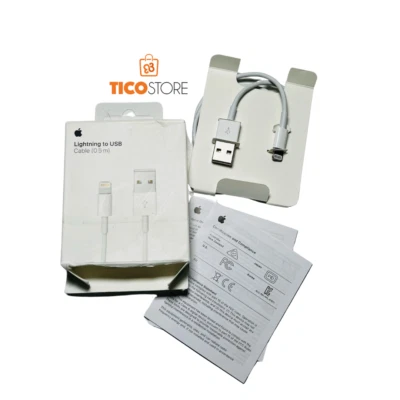 Apple 0.5M (1.6') USB Type-A to Lightning Charging Cable Genuine A1511 ME291AM/A - Image 1 of 3