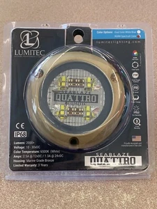 Lumitec 101510 Seablaze Quattro Ip68 RGBW Spectrum Color 101510 - Picture 1 of 3