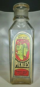 Pickles Jar - Clear - 1084 on Bottom - Picture 1 of 6