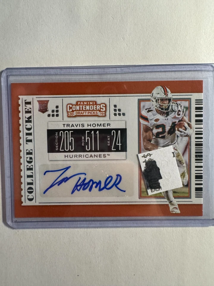 K224,369 - 2019 Panini Contenders Draft Picks #276 Travis Homer Auto RC - Image 1 of 1