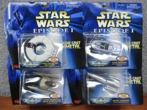 Star Wars Episode 1 Micro Machines Die-Cast Droid Starfighter Starship Speeder - Picture 1 of 17