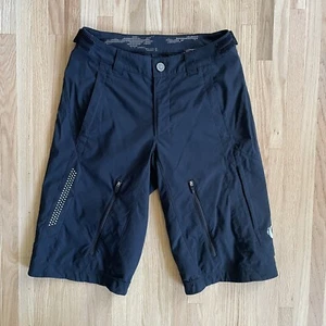 Pearl Izumi Herren Fahrrad Shell Shorts schwarz lang ungefüttert Mountain reflektierend Small - Bild 1 von 10