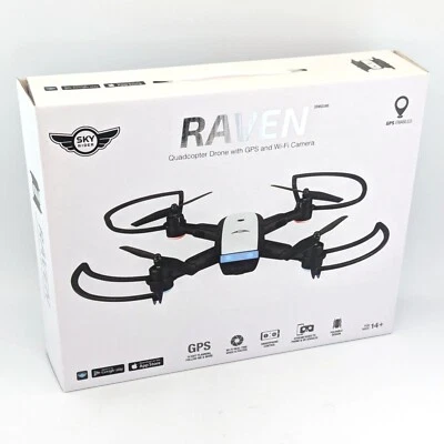 Sky Rider Raven Foldable Quadcopter Drone with GPS and Wi-Fi Camera - Image 1 of 4