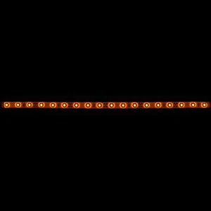Bande LED 0,3m (30cm) bande bande 5V jaune IP65 18LEDs 60LED/m SMD3528 - Photo 1/1